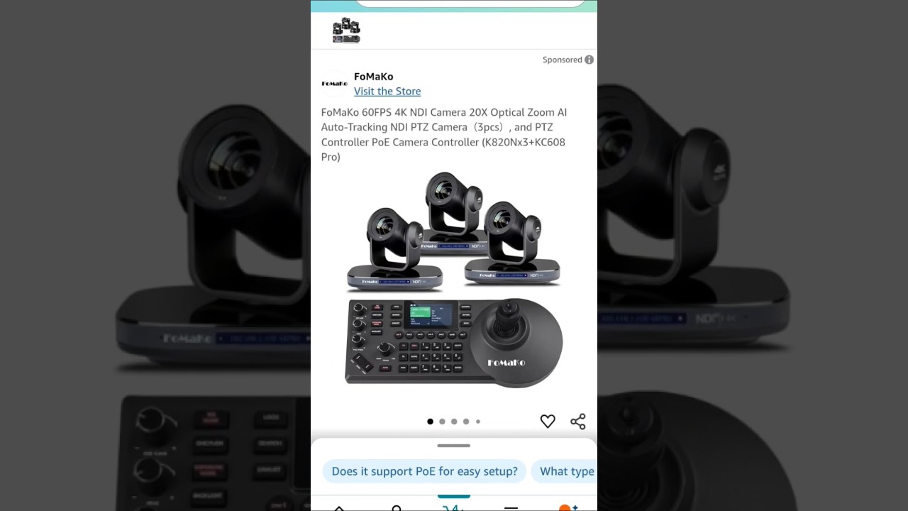 Fomako 4K PTZ Camera Review  #PTZCamera #Fomako #4KCamera #CameraReview #churchservice