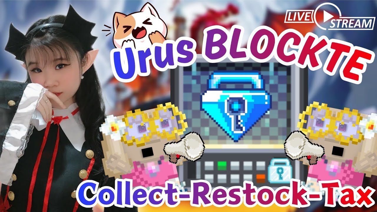 [LIVE] LUNAR🧧 Urus BLOCKTE dulu 🧨 Collect Gajian , Restock , Collect Tax ! #MediaShareOn