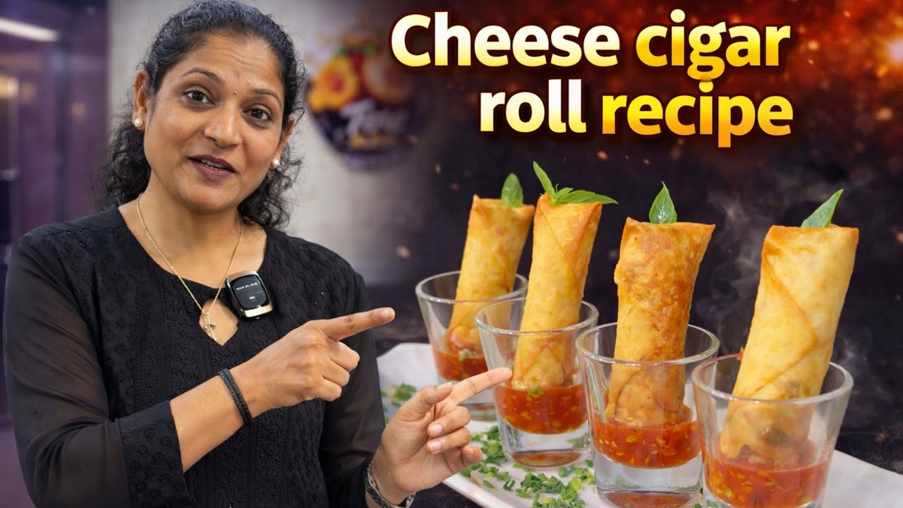 Cheese cigar roll | बच्चों से लेके बड़े सब लोगों को खाने में मजा आये चीज सिगार रोल | Asha Koshiya