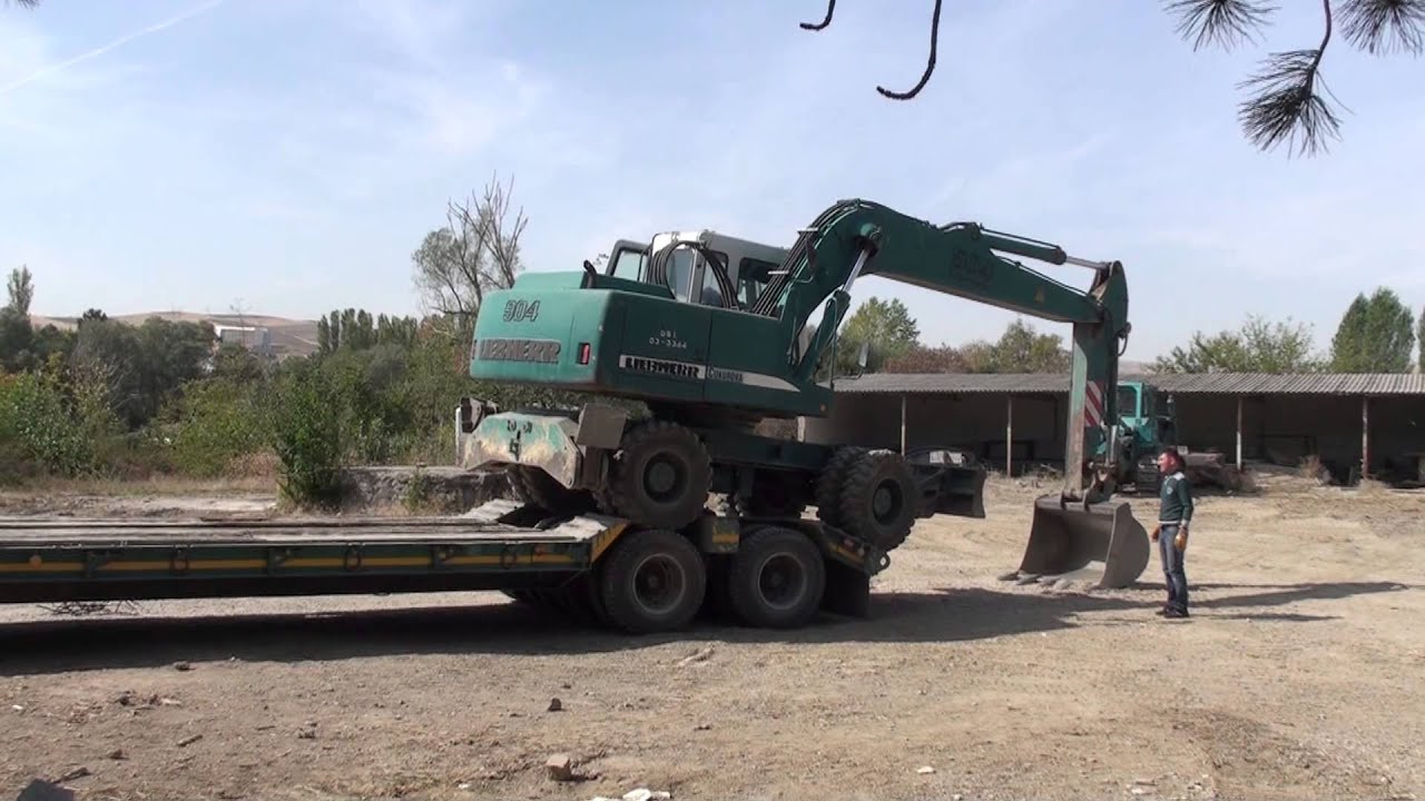 İş Makinaları Eğitimleri (Liebherr A 904 Lastik Tekerlekli Ekskavatör)
