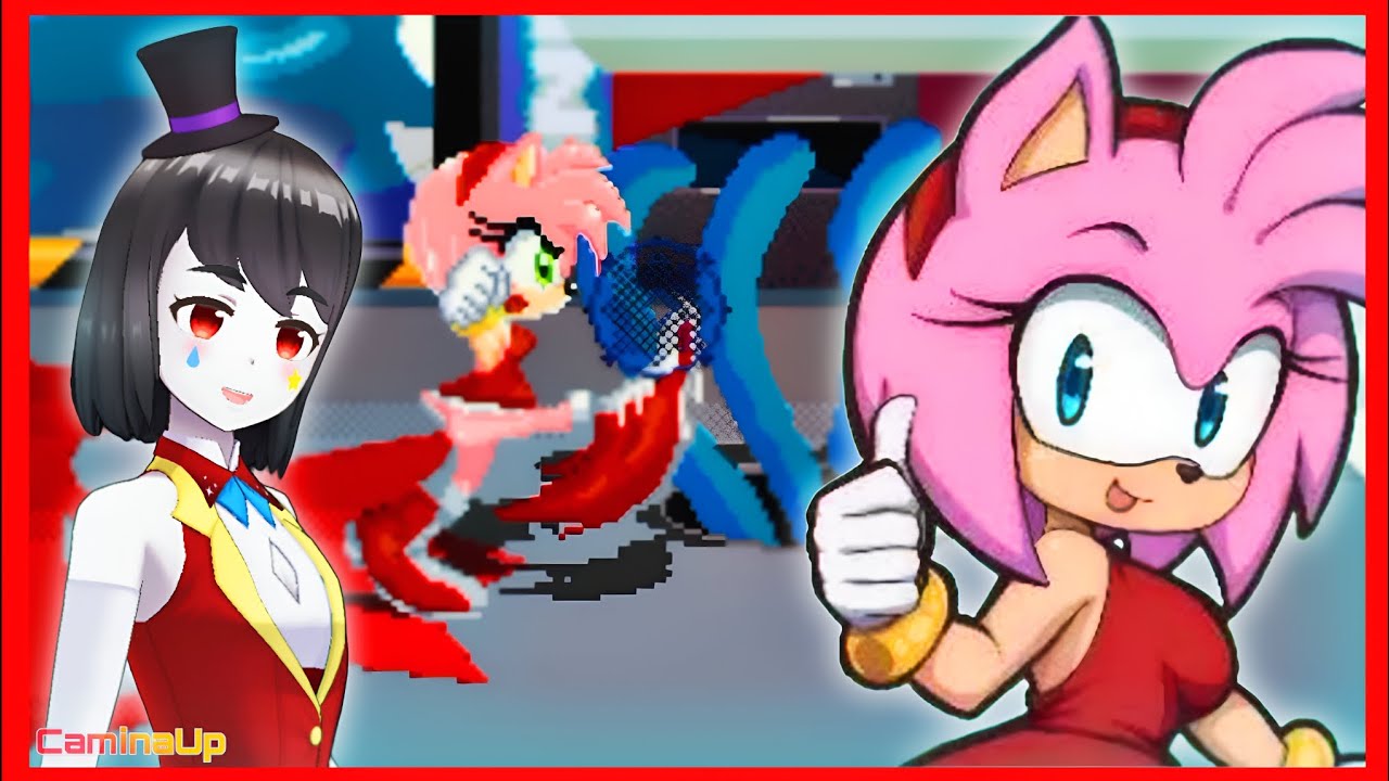 CaminaUp quase passa sem levar dano - Amy Rose Gameplay (Project X love potion Disaster)
