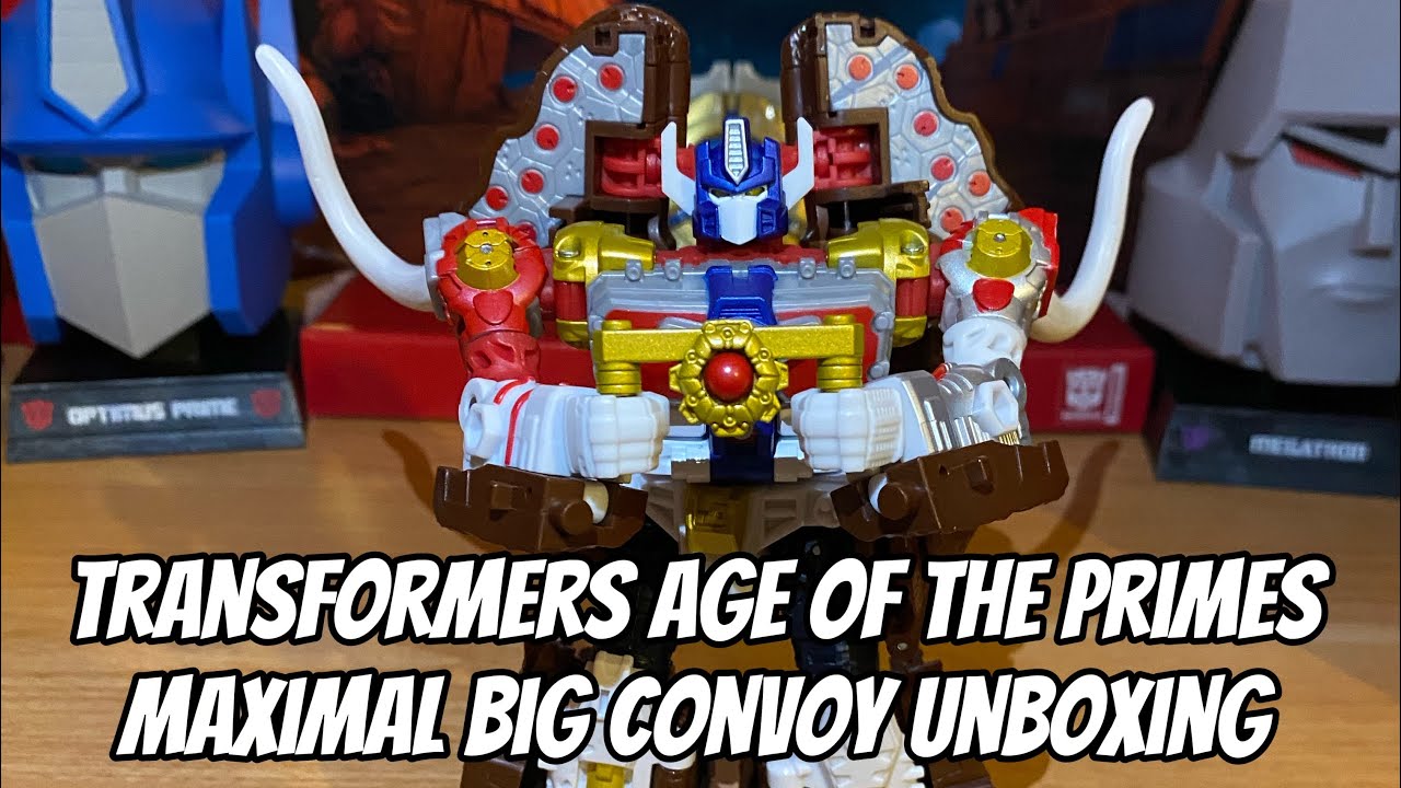 Transformers AOTP Maximal Big Convoy Unboxing 