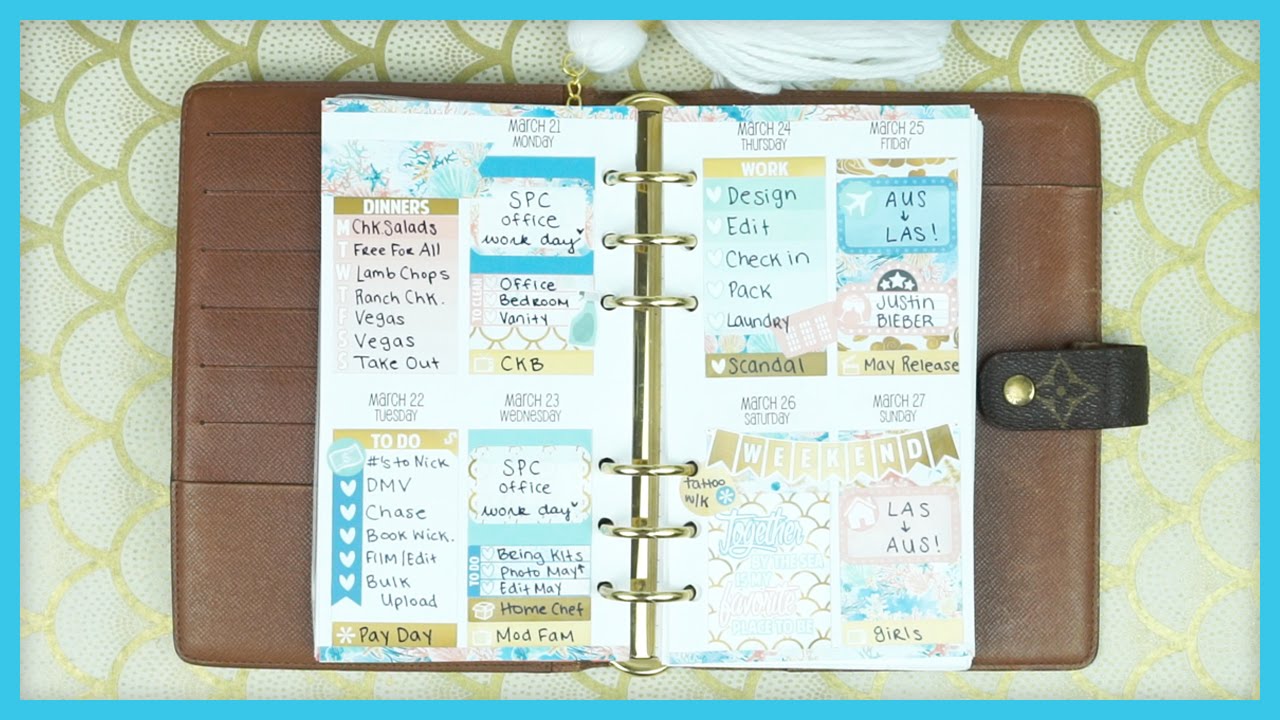 Plan With Me // By The Sea! (Sew Much Crafting Inserts)