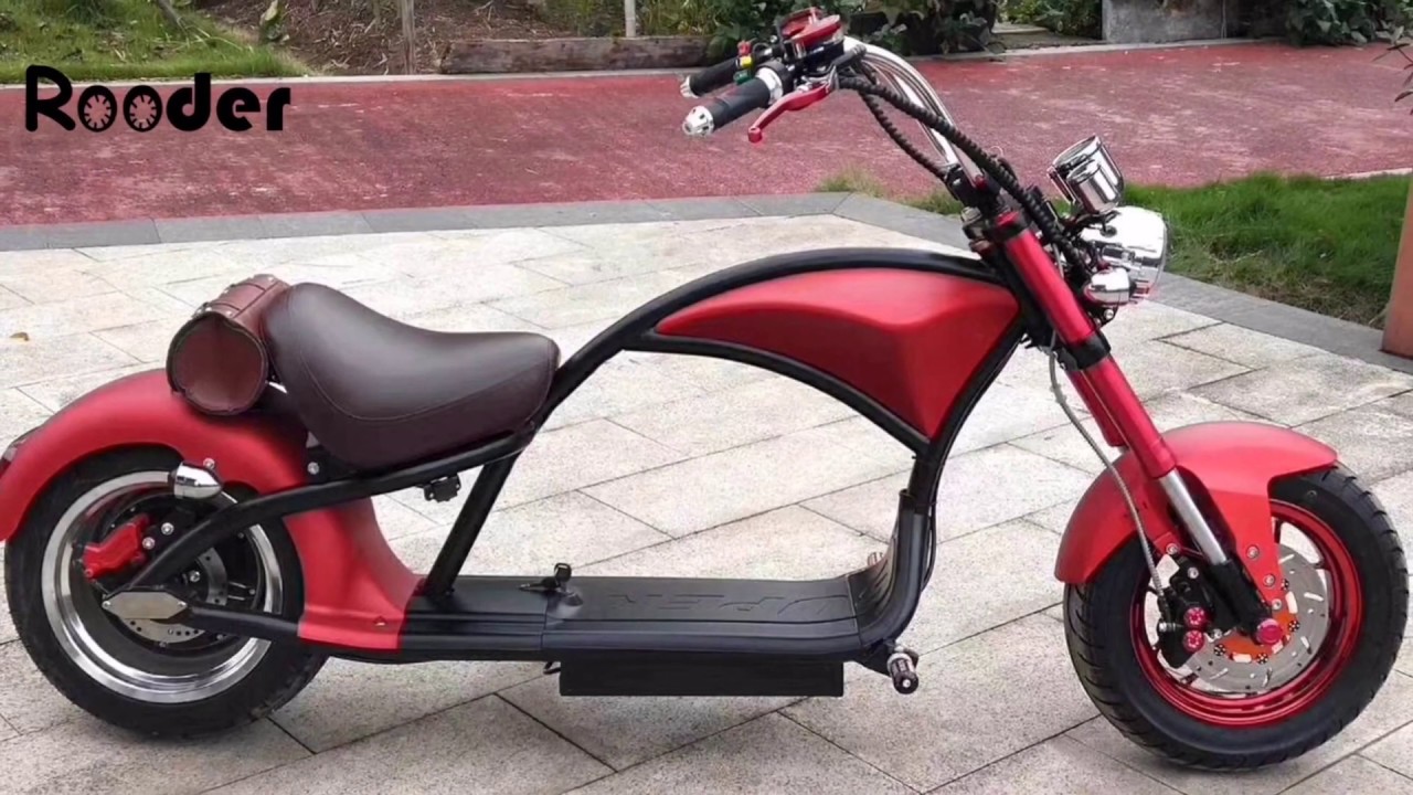 2019 citycoco electric scooter moto eletrica chopper Rooder harley r804 M1 EEC COC VIN