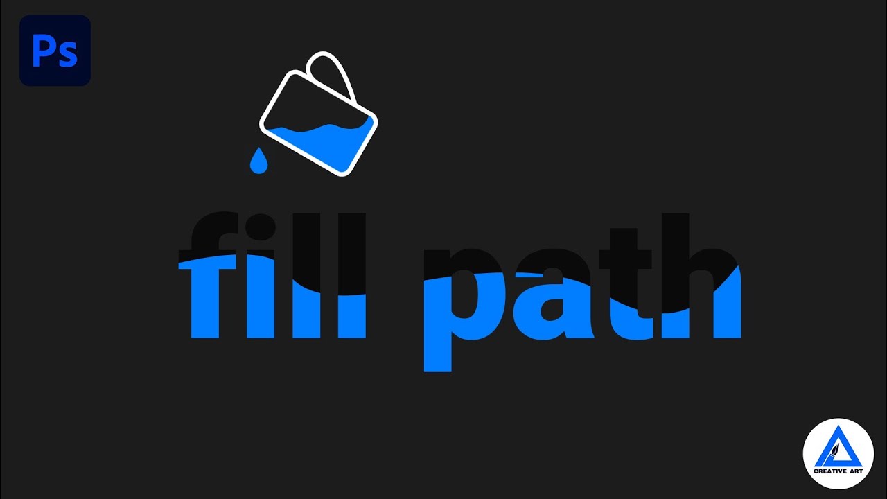 Fill path | Photoshop Tips and Tricks Hindi