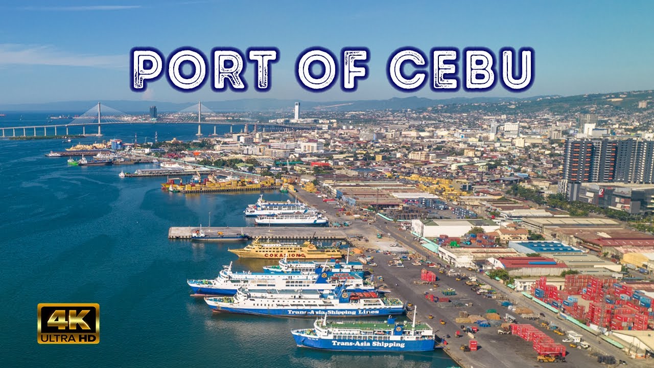 The Philippines' Largest Domestic Seaport | PORT OF CEBU🇵🇭 [4K AERIALS]