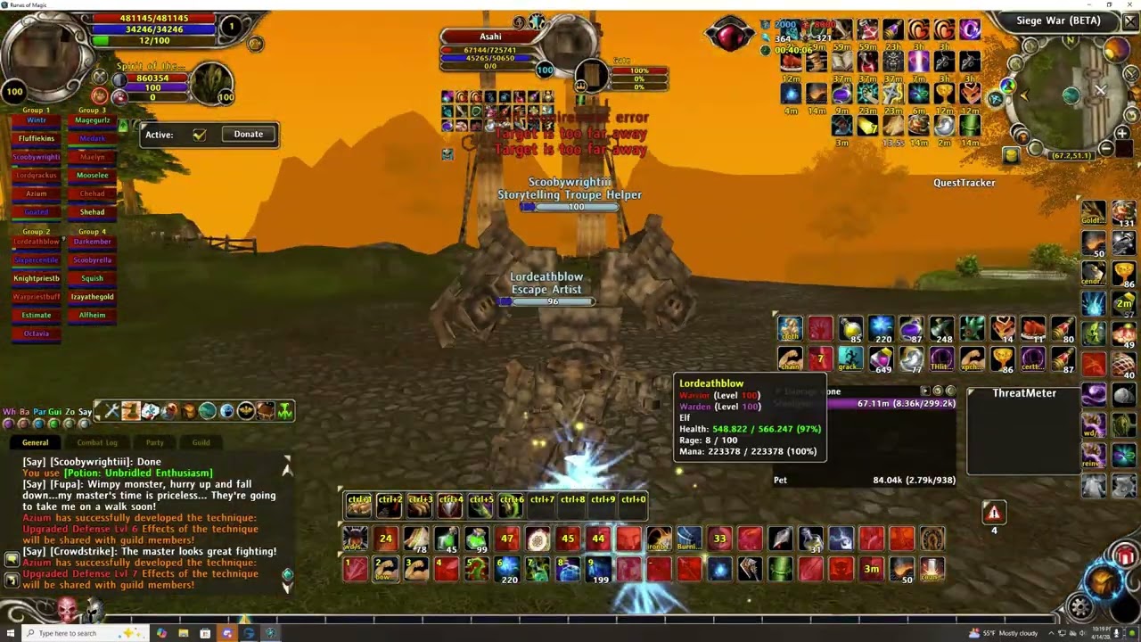 Runes of magic siegewar TarravsKnightShift