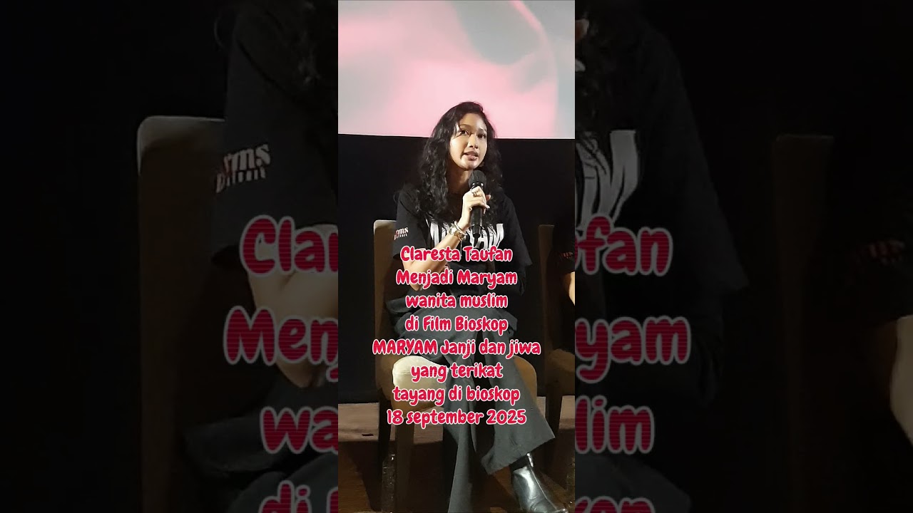 Claresta Taufan Menjadi Maryam di film maryam janji dan jiwa yang terikat tayang 18 september 2025