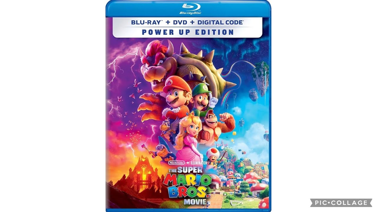 Opening to The Super Mario Bros. Movie 2023 Blu-ray