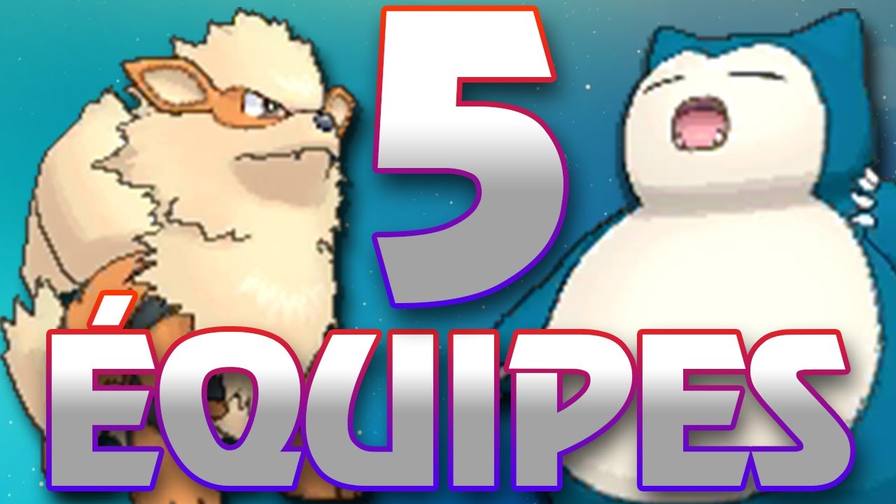 5 ÉQUIPES POUR DÉBUTER - POKÉMON SOLEIL & LUNE - VGC 2017