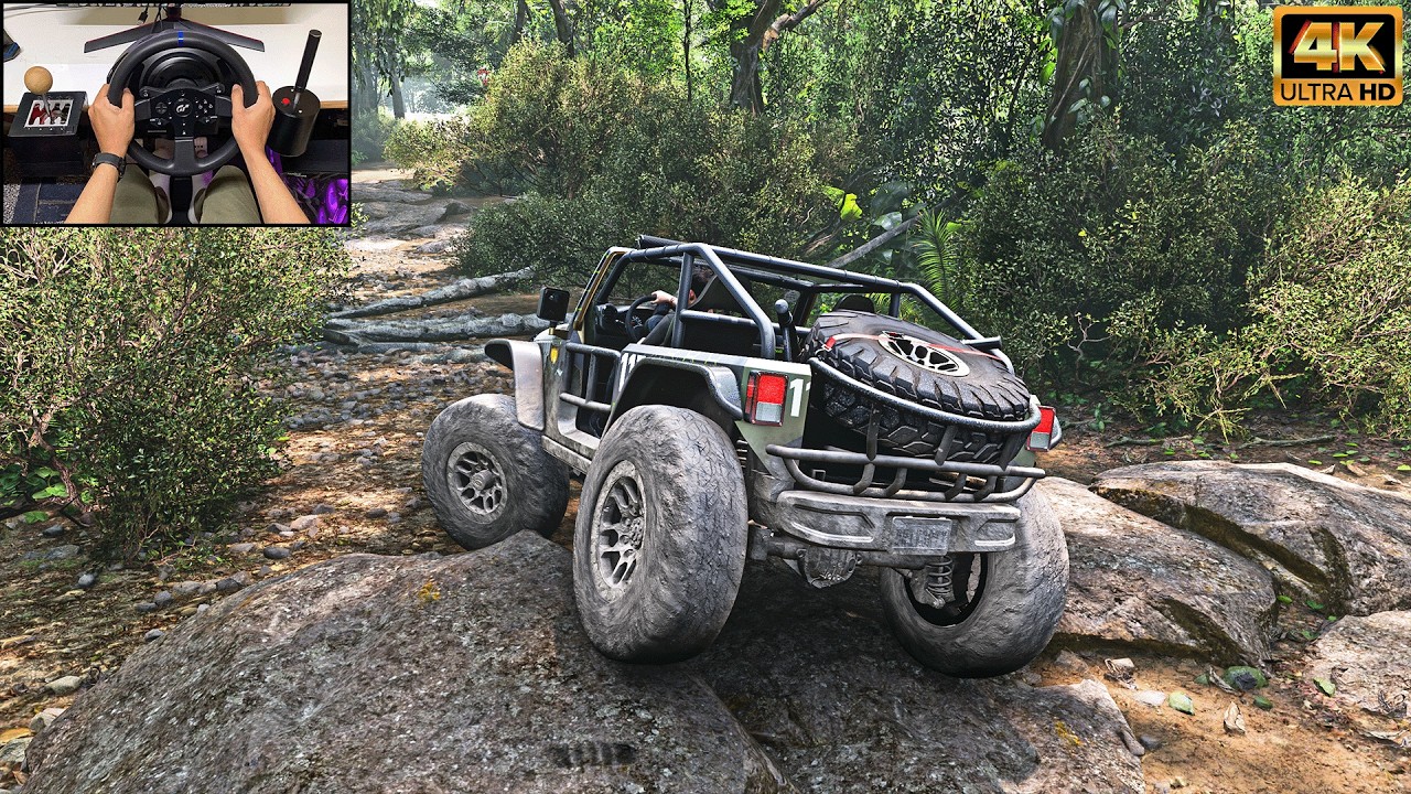 Jeep Trailcat | Xtreme OFF-ROAD | Forza Horizon 5 | Thrustmaster T300RS gameplay