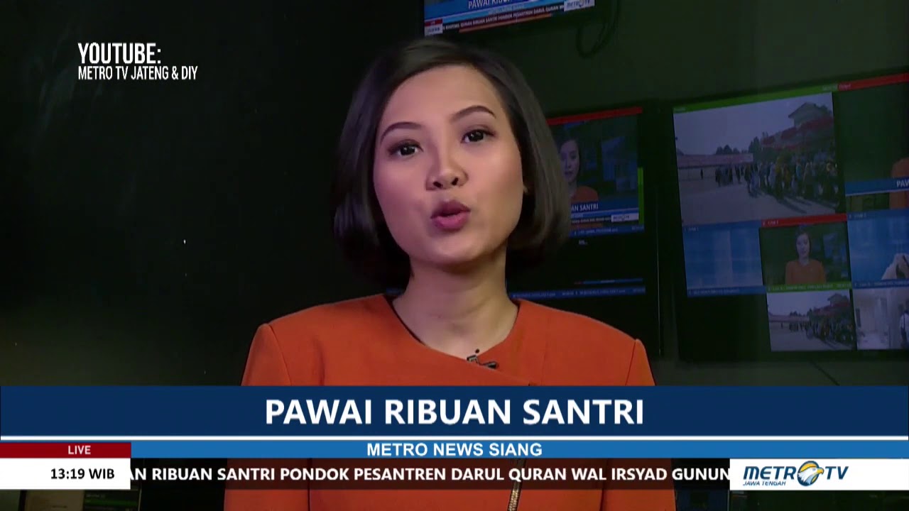Haflah Khotmil Quran, Ribuan Santri Darul Quran Gelar Pawai Santri
