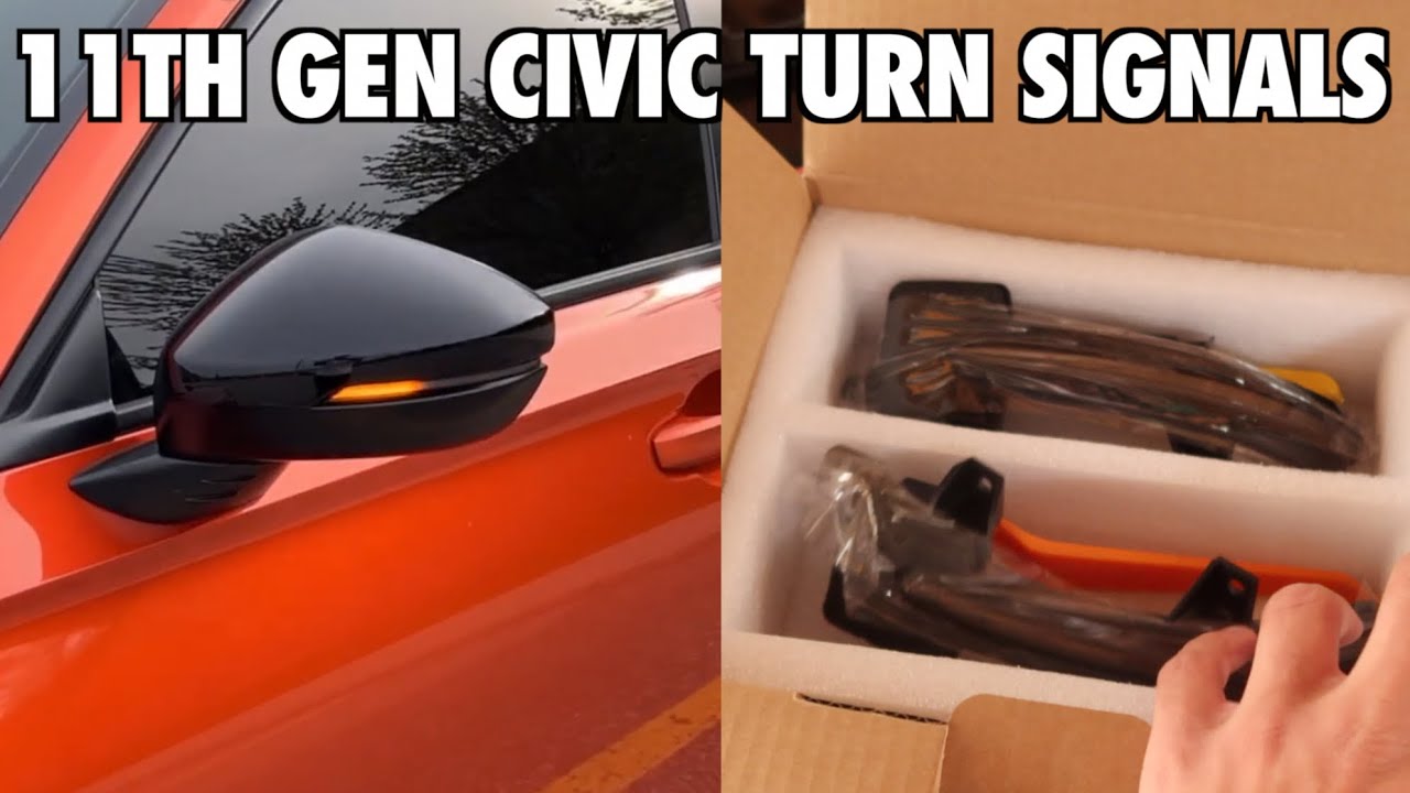 2022 Civic 11th Gen Sequential Lights Install
