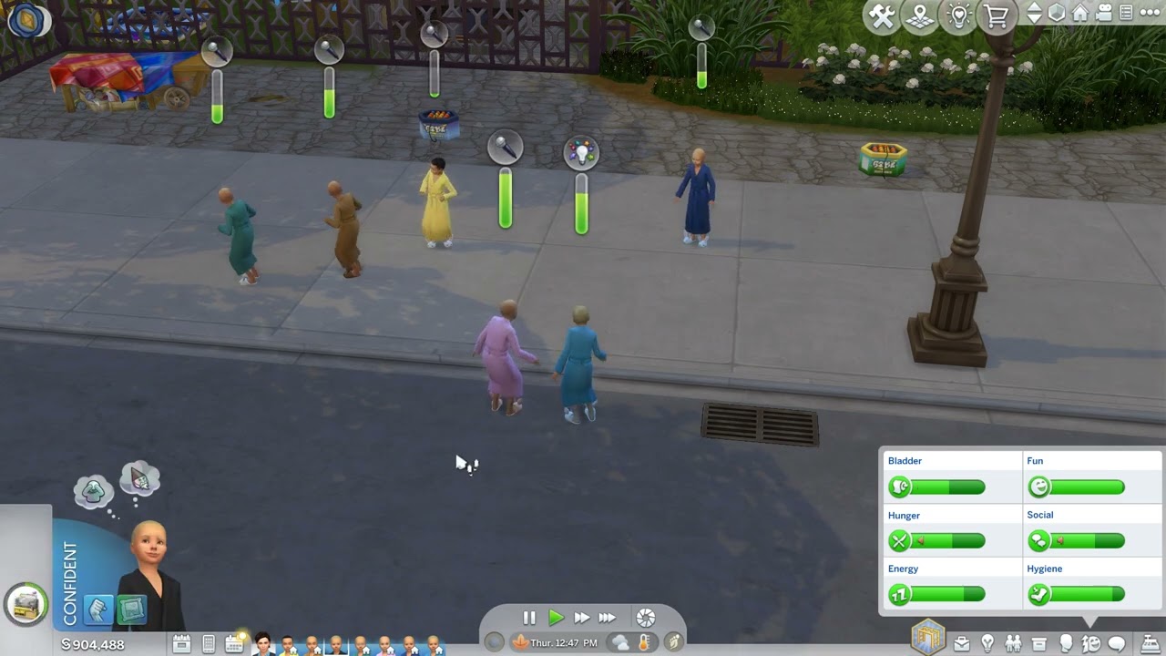 Sims 4 sick kid's home