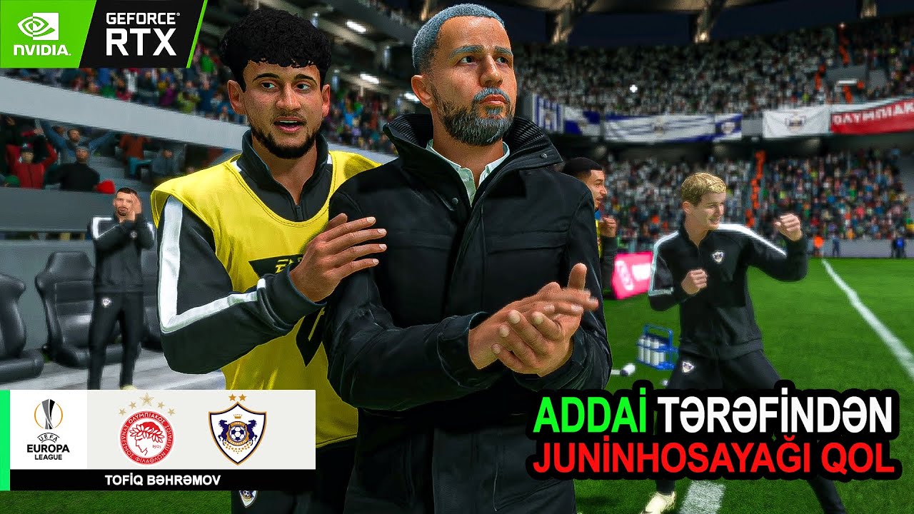※ Son video❗ Yeni qol musiqisi🎵 Yunanları məyus etdik💥 Bol qollu Olimpiyakos-Qarabağ matçı | FC 25