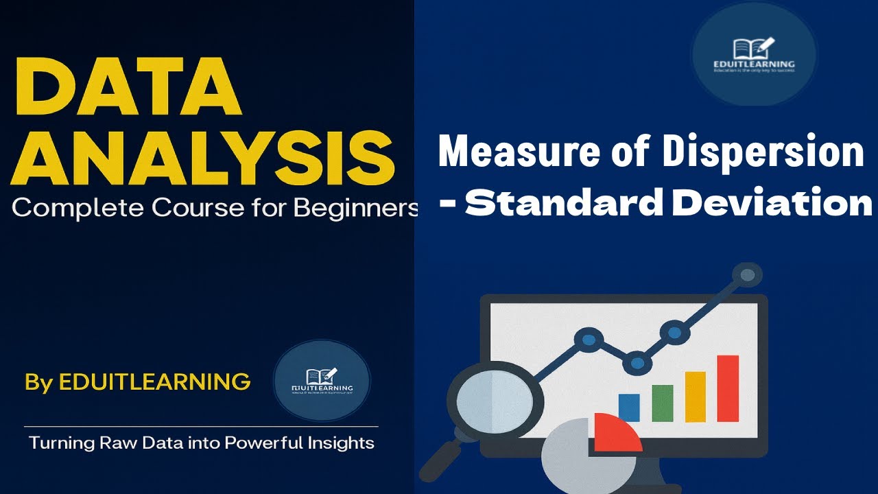 Standard Deviation Explained | Measure of Dispersion in Statistics #statistics  #dataanlysis