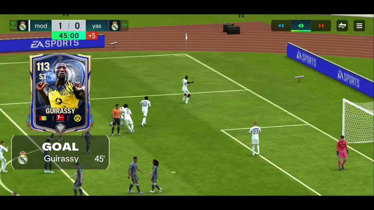 اول فيديو وانا بلعب فيفا مع ياسين1️⃣