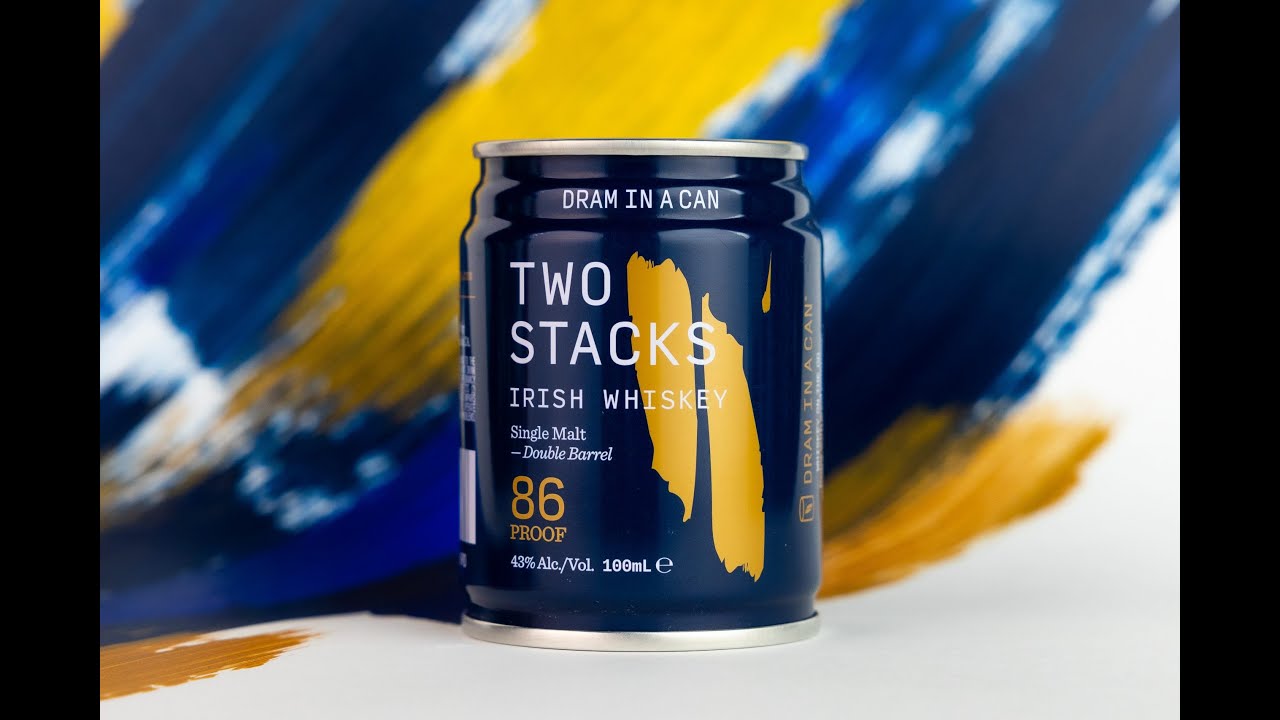 Two Stacks Double Barrel Single Malt - баночка с порцией Irish Whiskey.