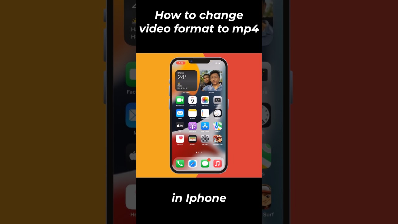 Как конвертировать формат видео iPhone в mp4