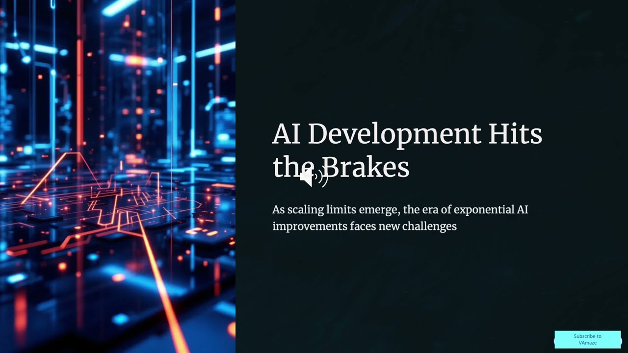 AI Hits the Brakes: Why Scaling Alone Won&rsquo;t Save the Next Leap