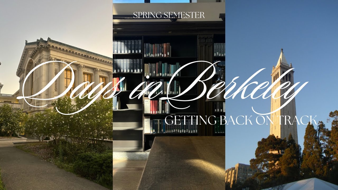 DAYS IN UC BERKELEY (building my routine, trying new cafes, hanging out)