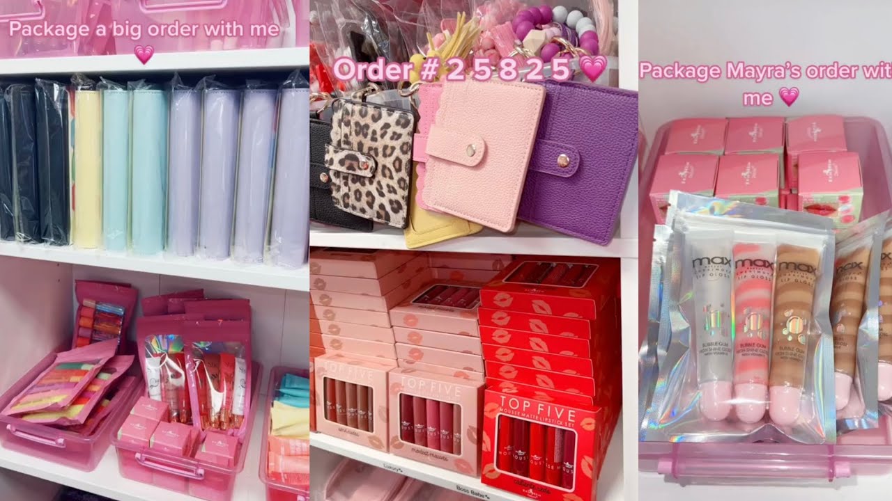 ✨ Packing Aesthetic Orders 💌 | Relaxing ASMR Sounds for Your Soul 💖📝 
