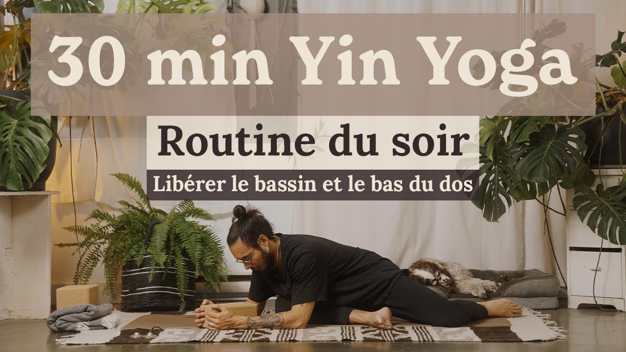 30 min Yin Yoga | Routine du soir pour libérer le bassin et le bas du dos