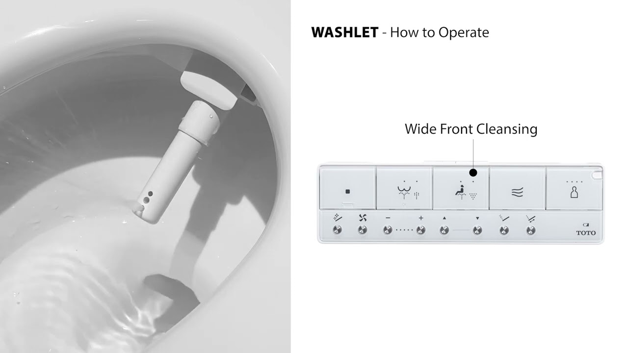 How to Operate WASHLET Remote Control