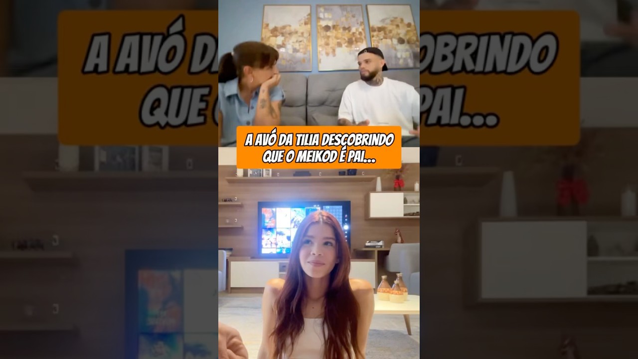 A av&oacute; da T&iacute;lia descobrindo que o meikod &eacute; pai #tilia #tiliaoficial #meikod #avo
