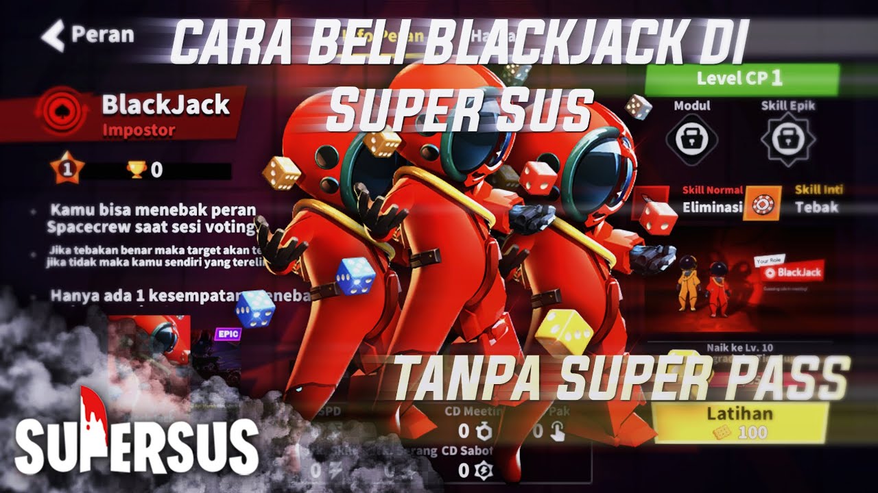 CARA BELI PERAN BLACKJACK DI SUPER SUS 😱😱😱 EMANGG BISAAA???