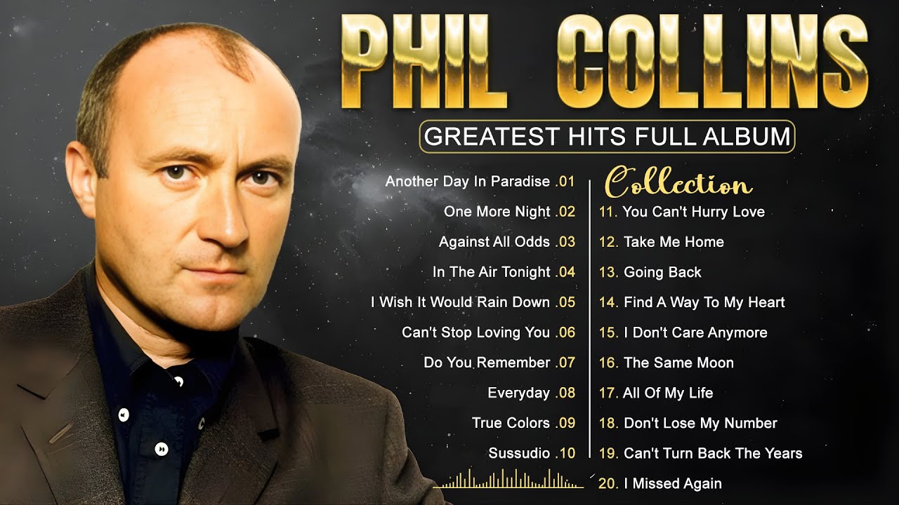 Phil Collins Greatest Hits – Ultimate 1 Hour Collection | Best Songs Playlist