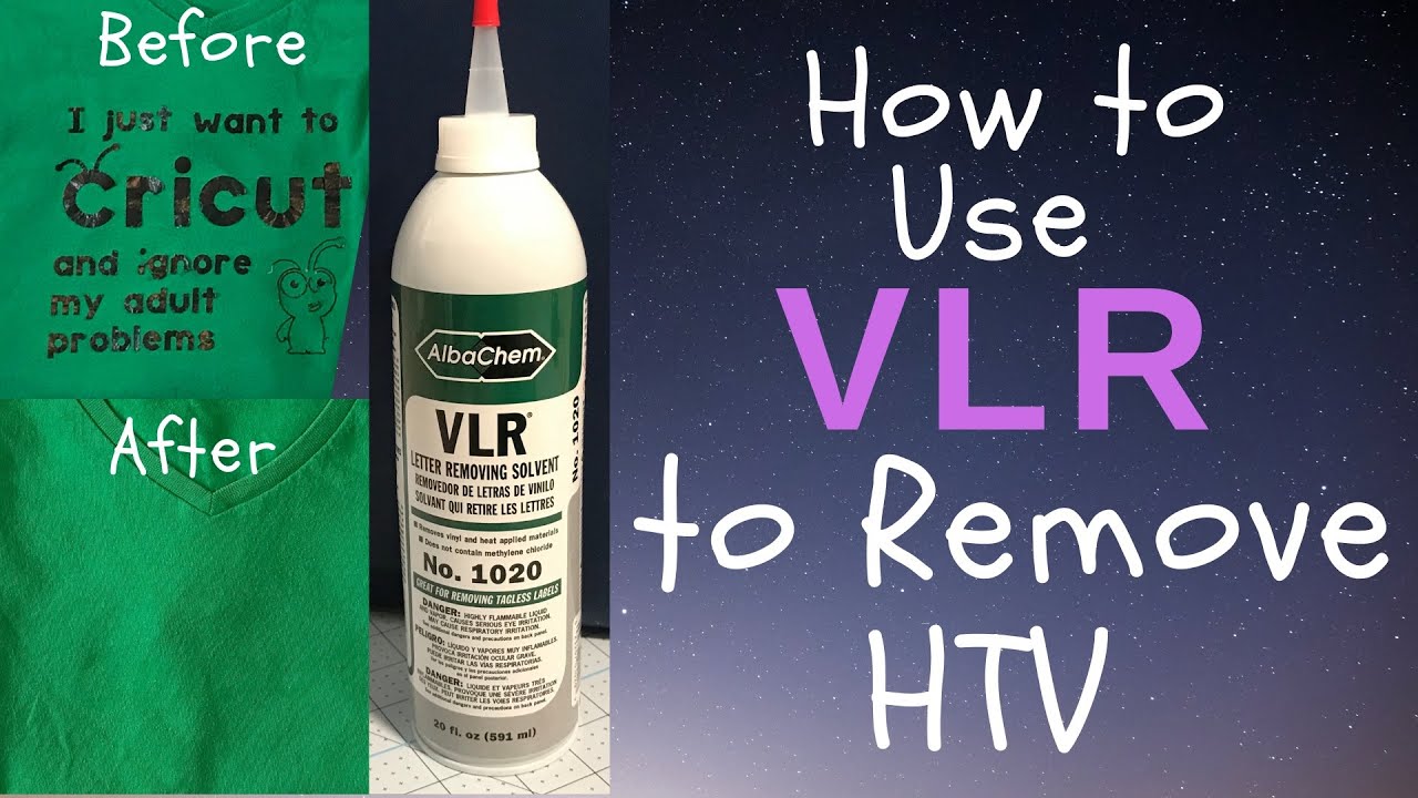 How to Use VLR to Remove Heat Transfer Vinyl from Shirts
