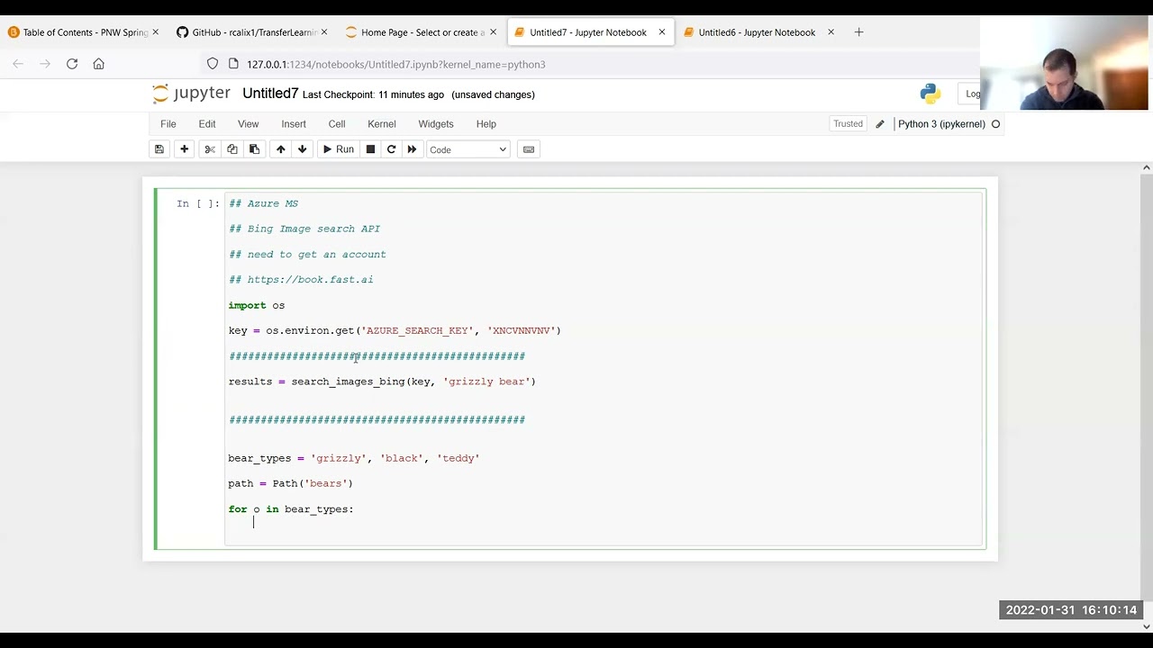 Transfer Learning - fastai Bing Search API HW, and Data Ethics with Transformer models