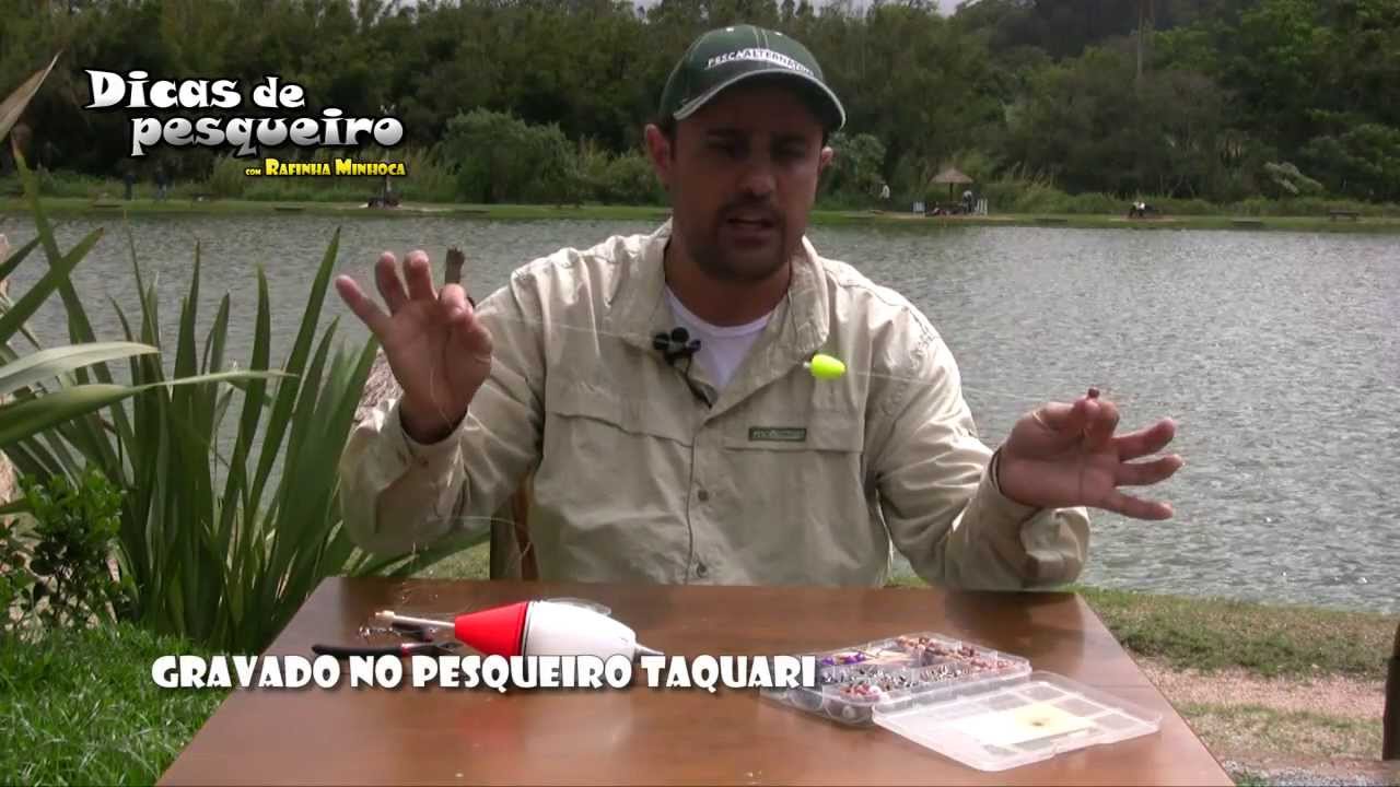 Dicas de Pesqueiro - Chicote boinha boião com miçanga