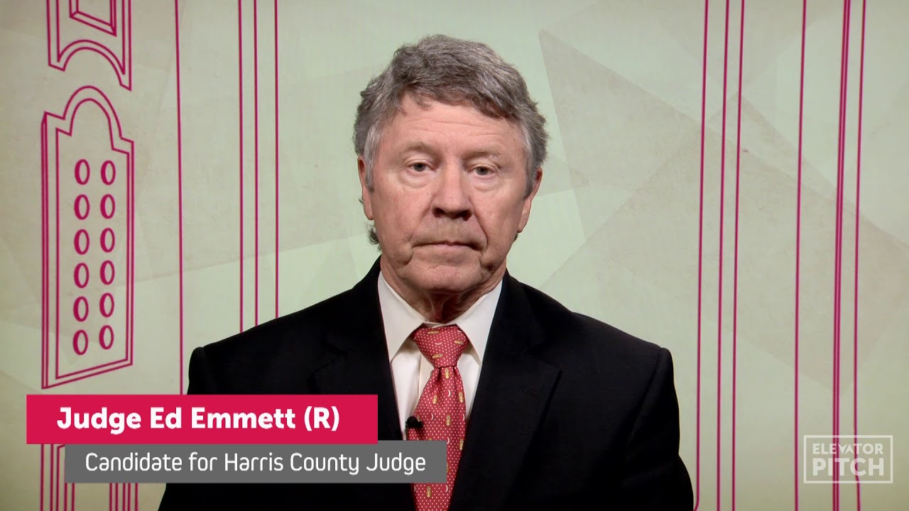 Who Is Ed Emmett? Republican Gives Two-Minute 'Elevator Pitch' For Harris County Judge