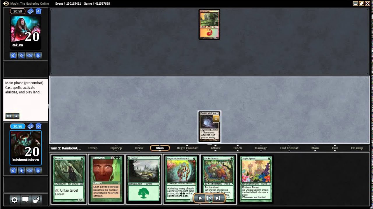 MTGO - Turn 2 Biorhythm Kill (Modern)