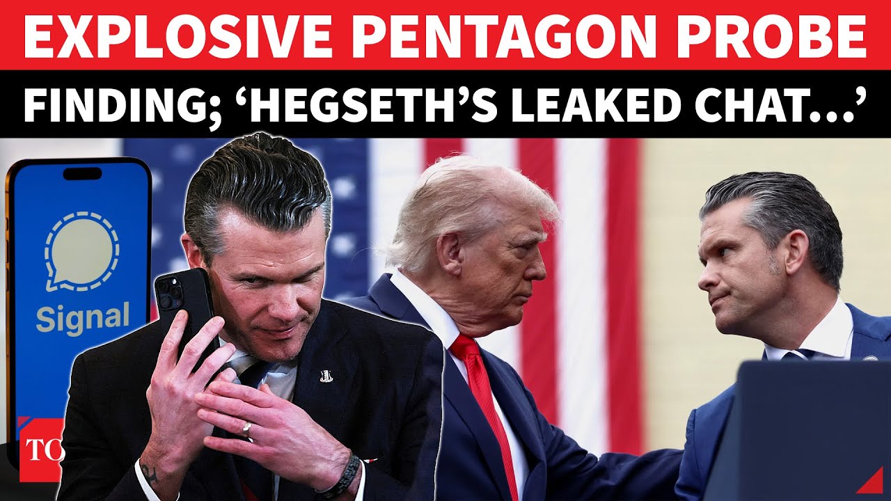 Pentagon Probe Explodes: Hegseth&rsquo;s Leaked Signal Chats Exposed US Missions To Major Risk? Big Reveal