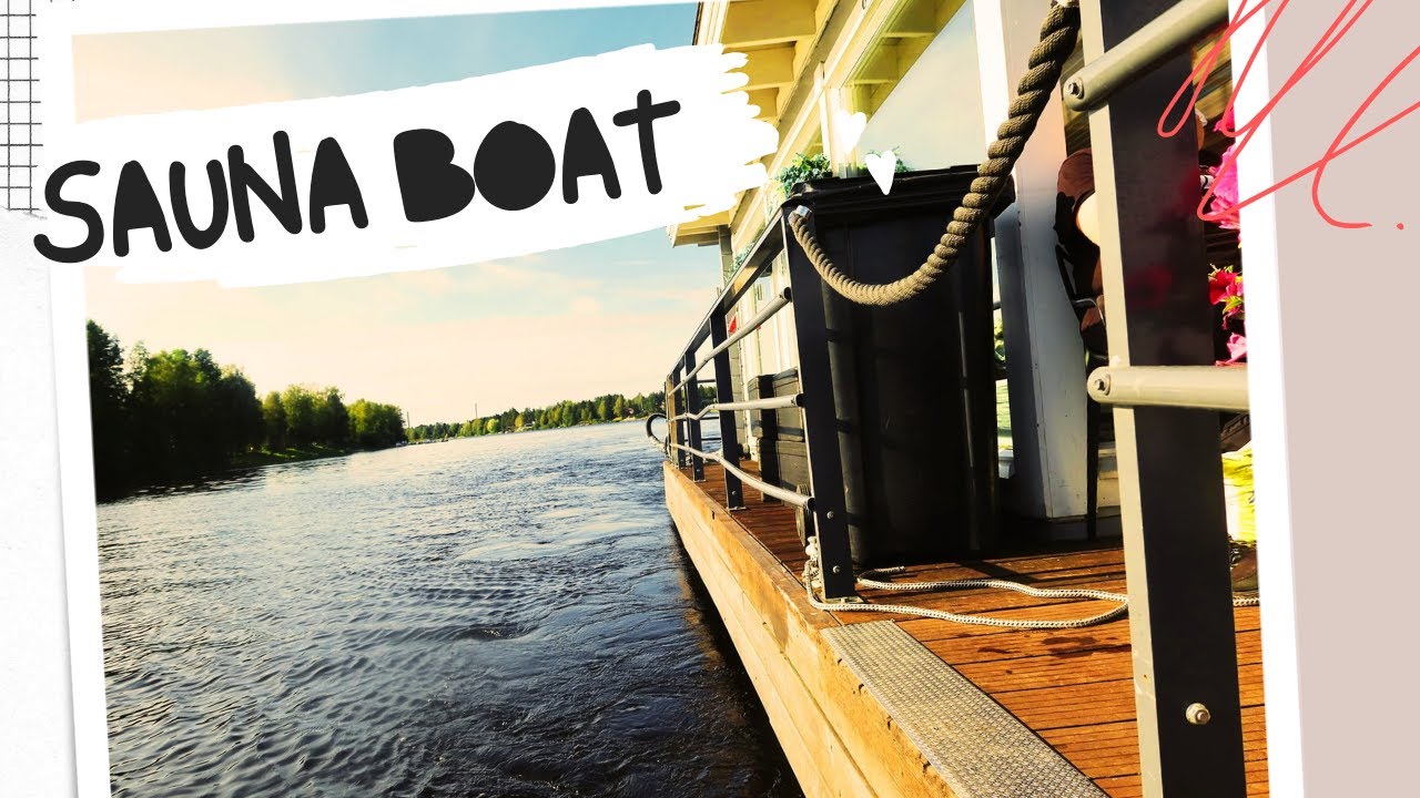 Sauna Boat Ride - Finland Experience (Travel Vlog)