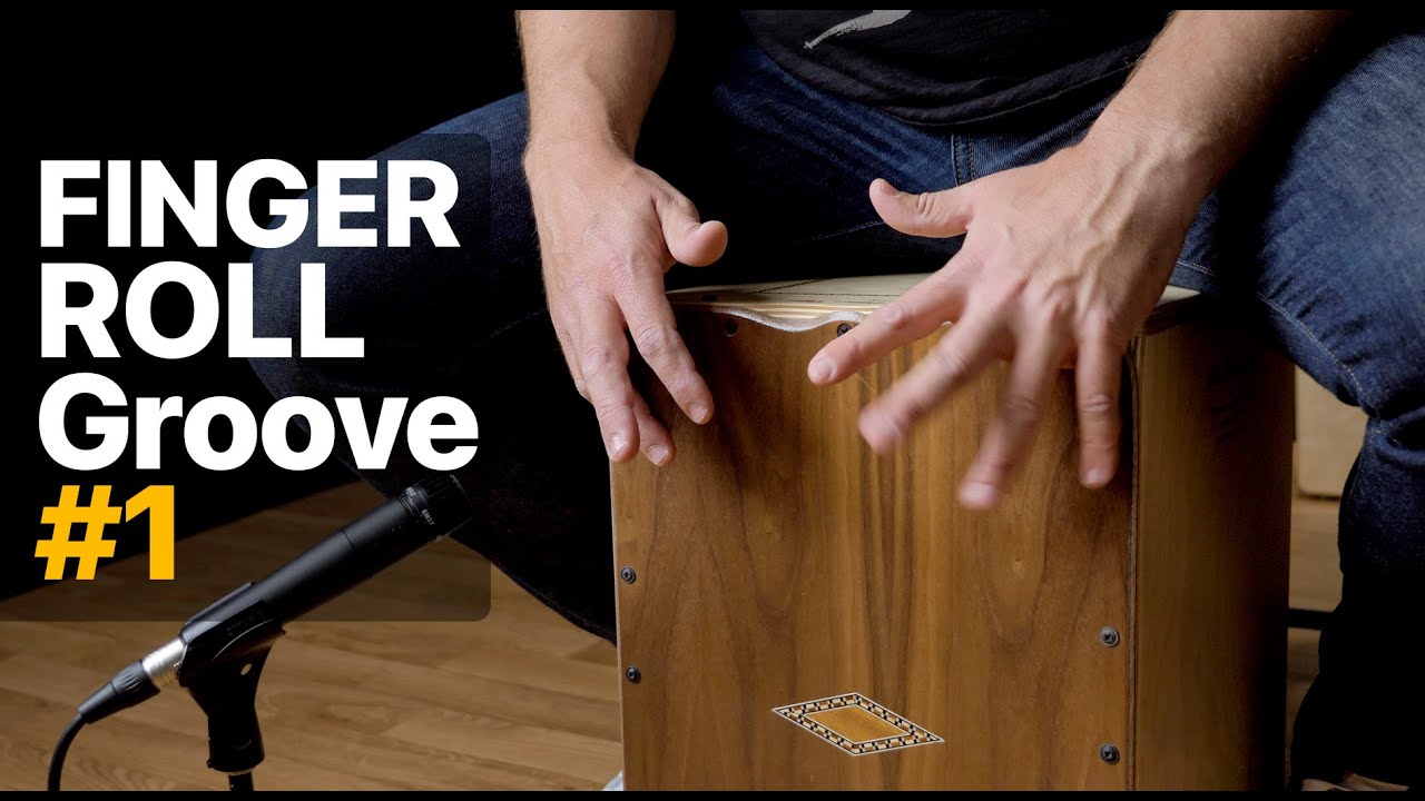 NEW Cajon Lesson!! Finger Roll Groove