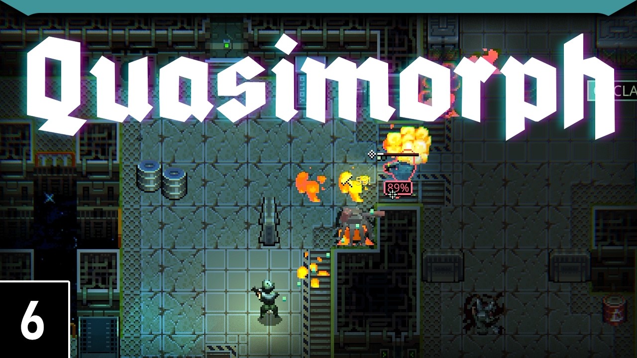 Quasimorph Gameplay - Upgrades or Allies - Quasimorph Full Release Walkthrough part 6