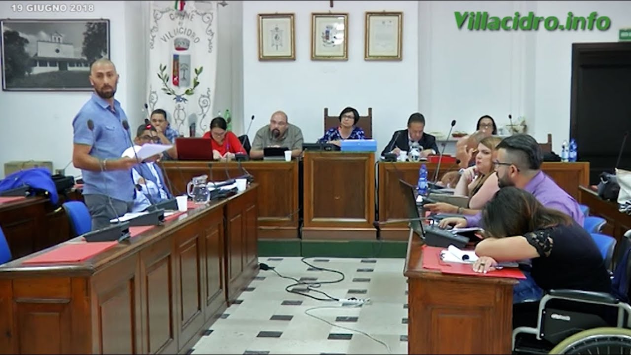 CONSIGLIO  COMUNALE  VILLACIDRO - 19 GIUGNO 2018