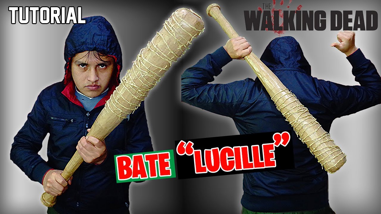 Cómo hacer el Bate the Walking Dead con cartón - DIY Bat (The Walking Dead) from cardboard pieces