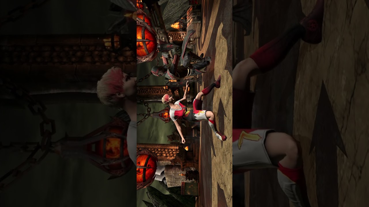 Playing Mortal Kombat
