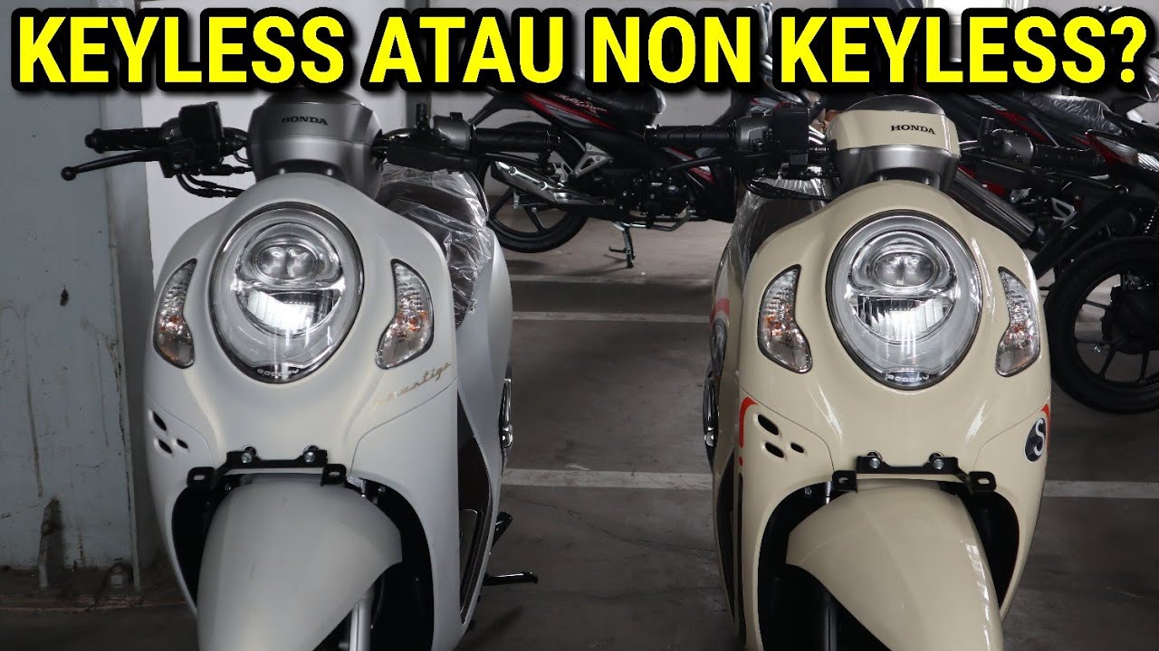 PERBANDINGAN SCOOPY 2021 KEYLESS DENGAN NON KEYLESS!!!