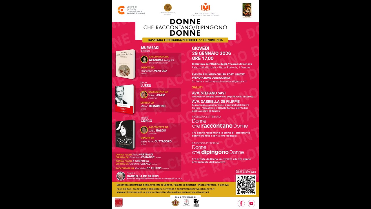 Donne che raccontano/dipingono donne incontro del 29.01.2026