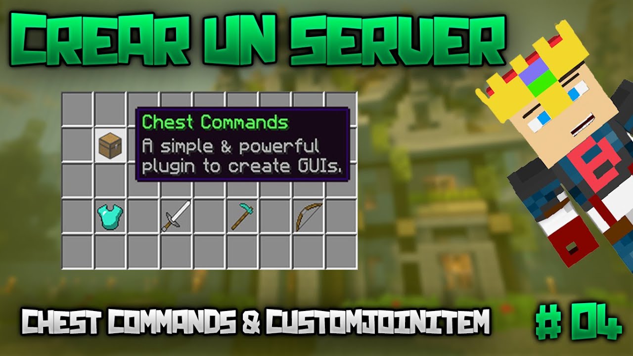 Menu para tu server - Plugin ChestCommands y CustomJoinItem Español Minecraft | Alberto Fuentes