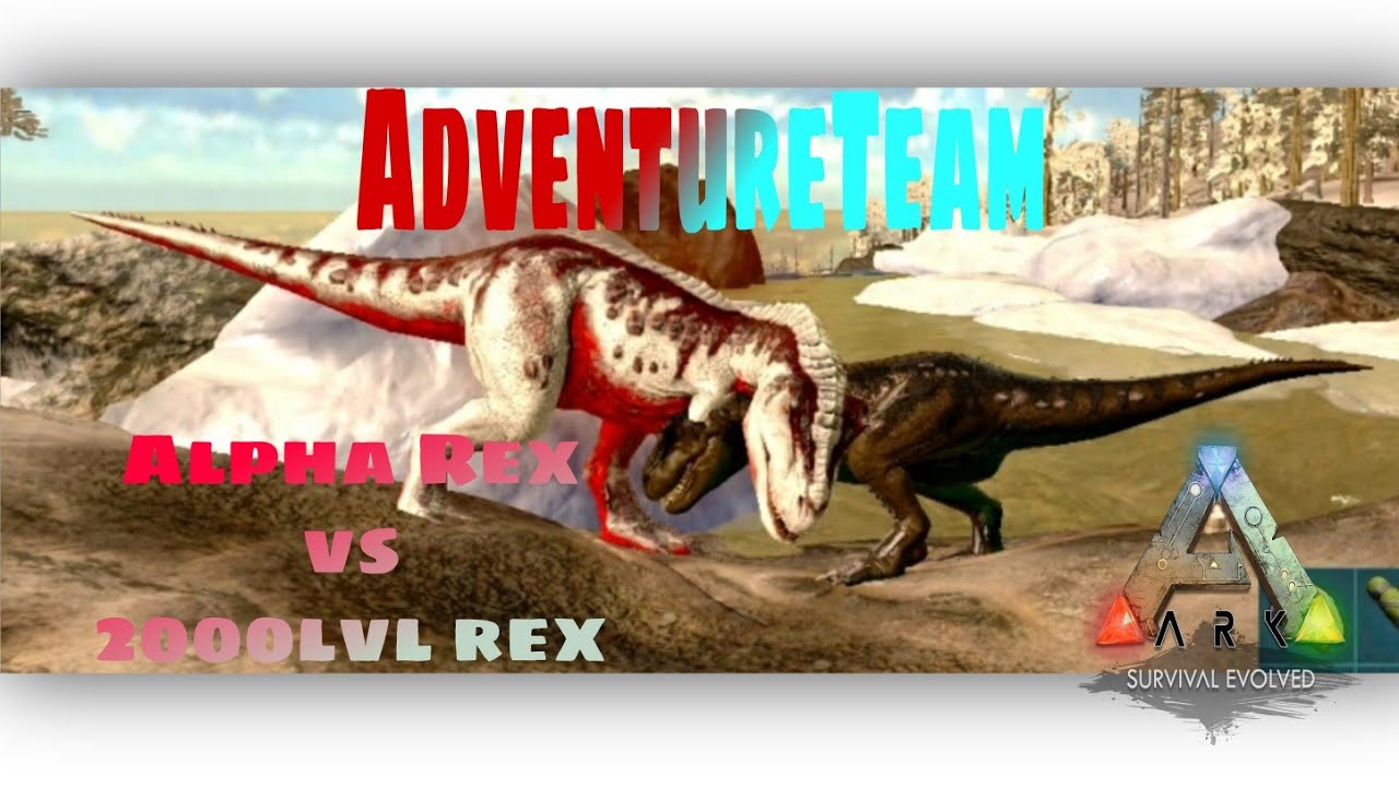Ark: Survival Evolved Mobile Türkçe Alpha Rex vs 2000lvl Rex