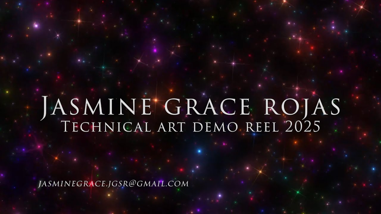 Technical Art Demo Reel 2025 - Jasmine Rojas
