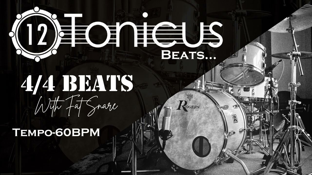4/4 Beat | Fat Snare | 60 BPM | 12Tonicus Beats