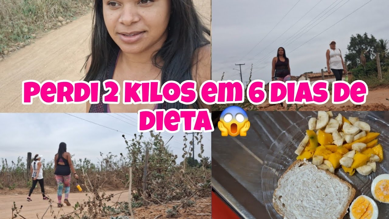 Comecei uma dieta/ perdi 2 kilos em apenas 6 dias 😱😱